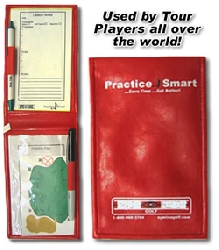 yardage book cover red