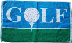 golfhandduk med mönster