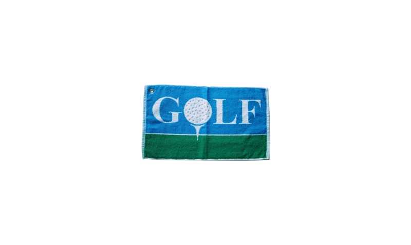 golf towel with holder