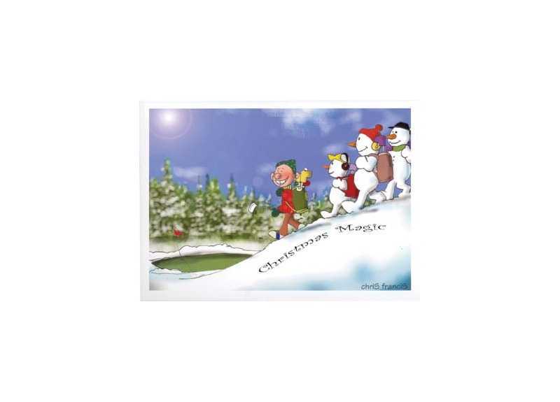 Christmas card golf!