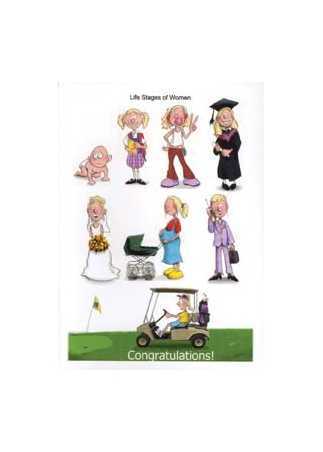 gratulationskort pension golf!