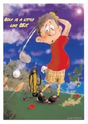 birthday card golf!