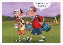 congratulations card birthday golf!