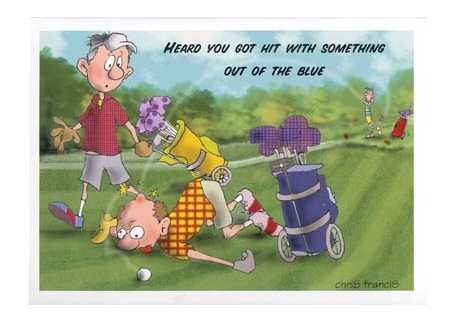 gett well card golf!