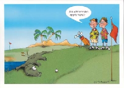 congratulations card golf holiday!