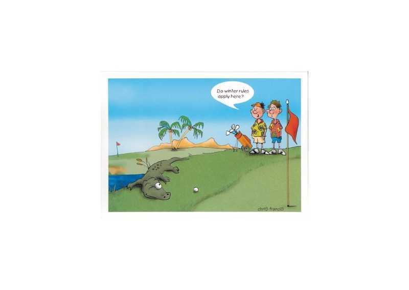 gratulationskort golf semester!