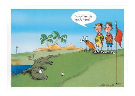 congratulations card golf holiday!