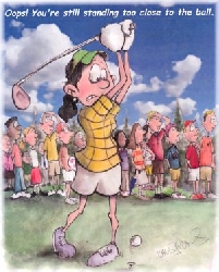 gratulationskort födelsedag golf!