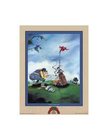 golf art lithograph!