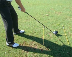 Golf alignment sticks 2-pack