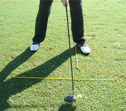 Golf sikt pinnar 2-pack