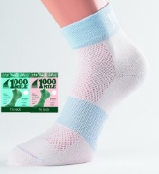 Tri Socks women white/blue S