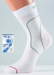 Support strumpor LM vit