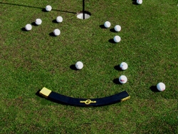 Putt-green mål-cirkel liten