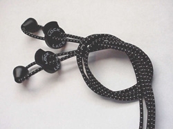 Elastic Shoe Laces Lock Laces black