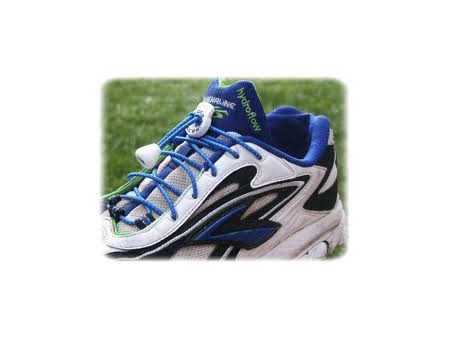 Elastic Shoe Lace Lock Laces blue