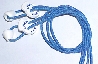 Elastic Shoe Lace Lock Laces blue