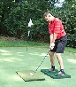 Golf mat unique fairway feel Combo