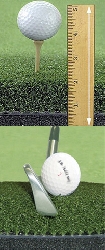 Golf mat unique fairway feel 150 cm x 150 cm