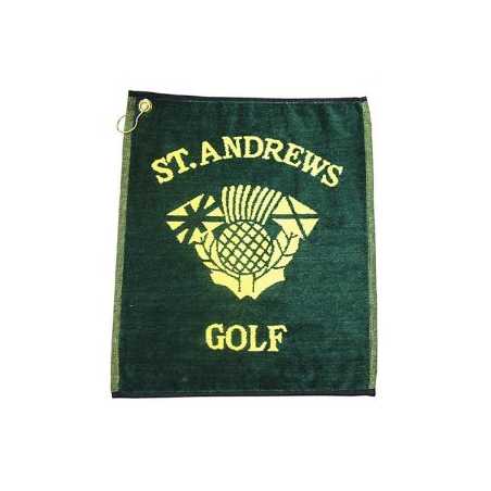 Golf Towel St. Andrews green/yellow