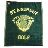 Golf Towel St. Andrews green/yellow