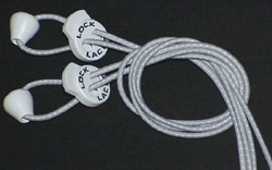 Elastic Shoe Laces Lock Laces gray