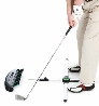 Golf uppställnings- och svingspår system