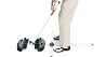 Golf uppställnings- och svingspår system