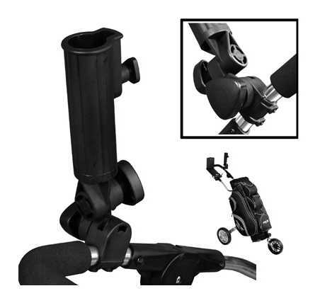 Umbrella holder to CaddieAway carts