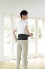 Ryggproblem ryggsupport-bälte brett justerbart 80 cm