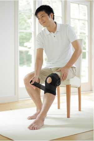 Knee support adjustable M