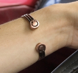 Magnetarmband koppar djupgående bioflow L