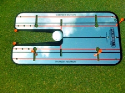 Putting mirror with gate large