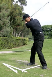 Golf Swing Vision Track Trainer