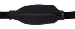 Waist pouch belt running sport expandable black/black