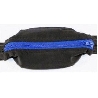 Waist pouch belt running sport expandable black/blue