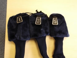 Headcovers Jumbo long neck 3-pack navy