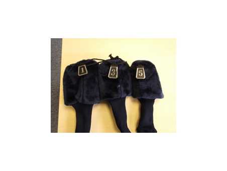 Headcovers jumbo lång hals 3-pack marinblå