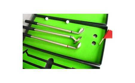 Golf pens 3-pack with golf green