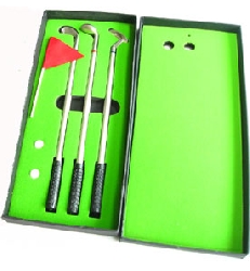 Golfpennor 3-pack med golfgreen