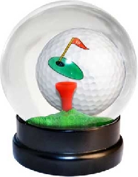 Golf Ball Tee 'Globe