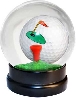 Golf Ball Tee 'Globe