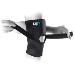 Knä-support med stabiliseringsband L