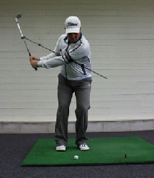 Golf in sync sving tränare