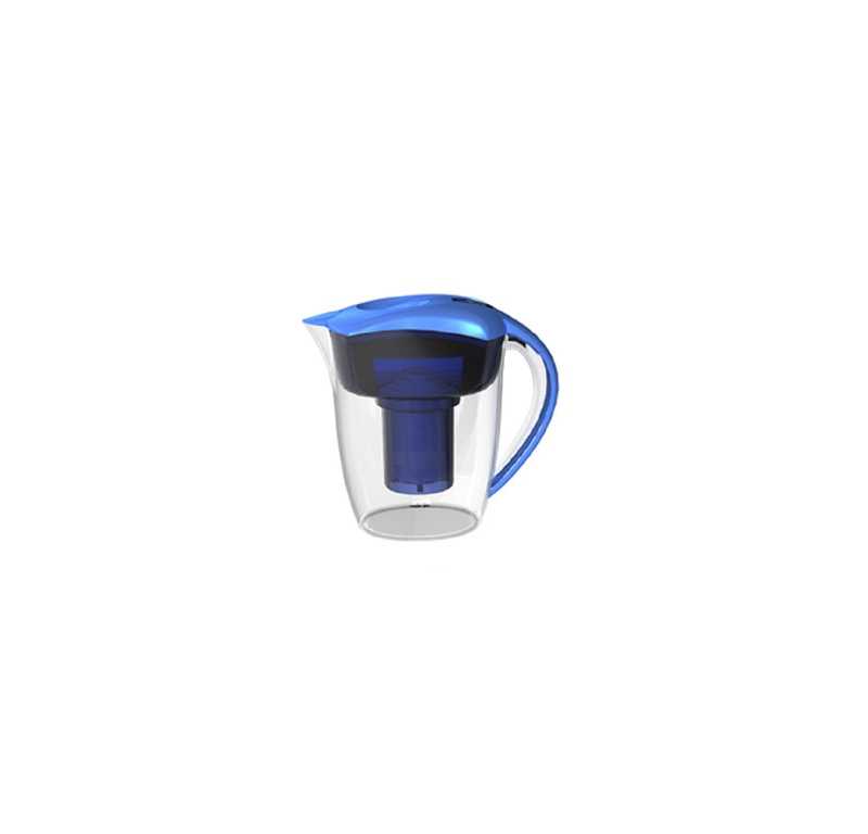 Water Filter Jug + Alkaline Filter Jug 2-in-1 blue