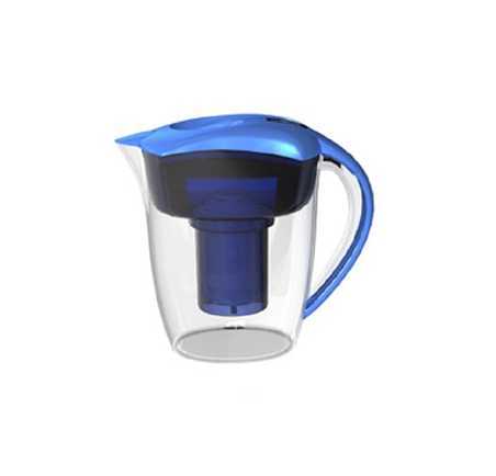 Water Filter Jug + Alkaline Filter Jug 2-in-1 blue