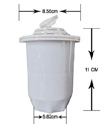 Extra filter Vattenfilter kanna + Alkalisk kanna 2-i-1
