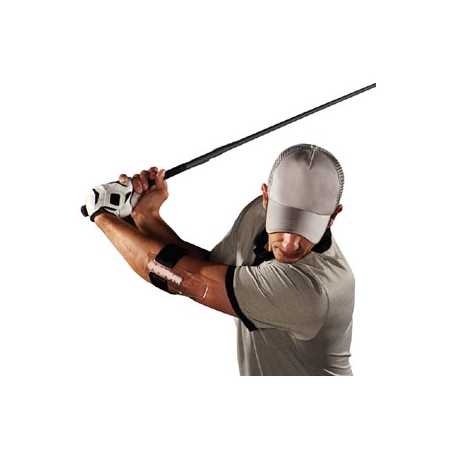 Golfsvingen rak vänsterarm