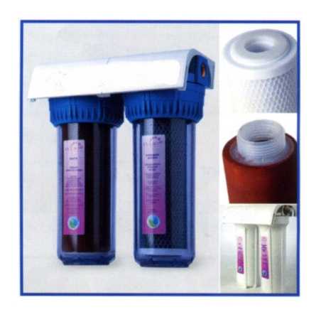 Water Filter 2-i-1 Under Sink 100% chlorine free Hard water