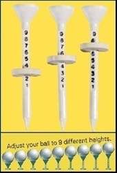 Oversized golf tee heads 6-pack